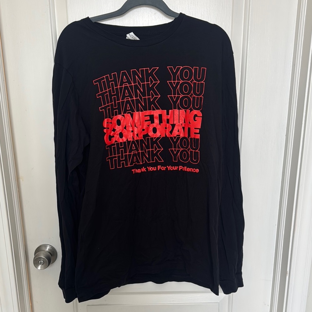 Something Corporate Black and Red Graphic Tee